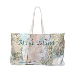 Weekender Bag RI Chart With Sail