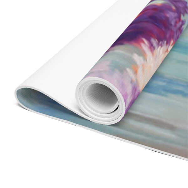 Lilacs By The Sea Foam Yoga Mat - Image 3