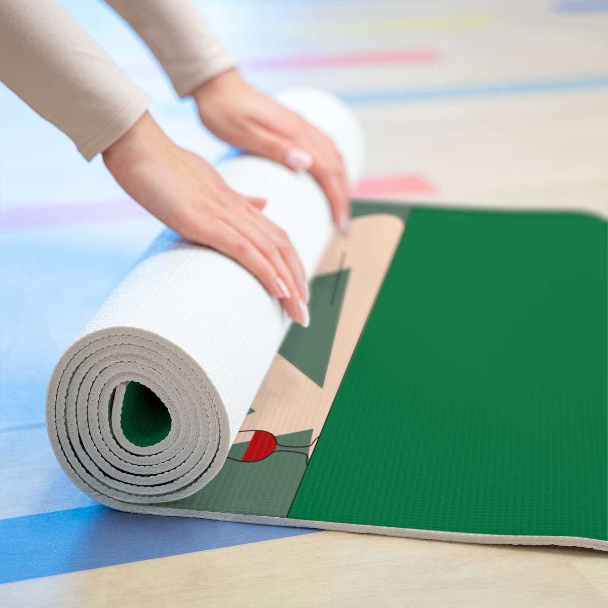 Naked Lady Foam Yoga Mat - Image 5