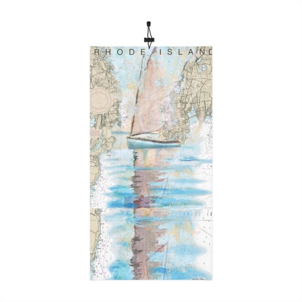Copy of Rhode Island Sound Winter Neck Gaiter With Drawstring - Image 3
