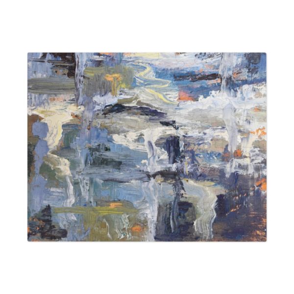 Abstract, Ocean Foam, Jigsaw Puzzle (30, 110, 252, 500,1000-Piece) Handmade Original Design, Challenging - Image 7