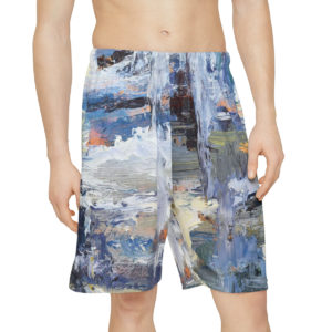 Ocean Foam Mens Sports Shorts