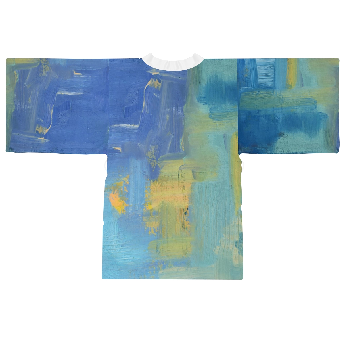 Long Sleeve Kimono Robe, Abstract, Bathrobe, Lounge Wear, Nautical, Women’s Sleep Clothes - Image 7